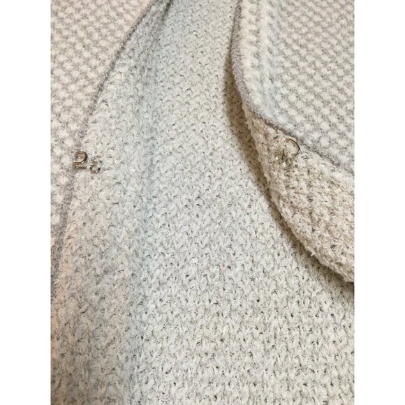 Amina Rubinacci Womens Open Front Cardigan Sweater Jacket Size 50 US 14 - Picture 7 of 9